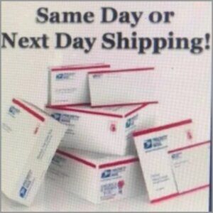 Same Day Shipping Before 3pm EST ............... Then Next Day @ 10am EST